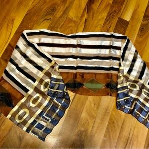 Echo silk scarf